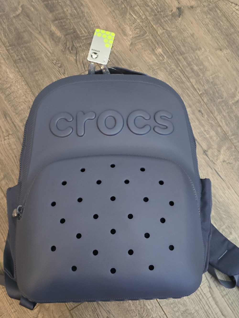 CROCS Slate Blue Molded Backpack with Vent Holes - Picture 1 of 12